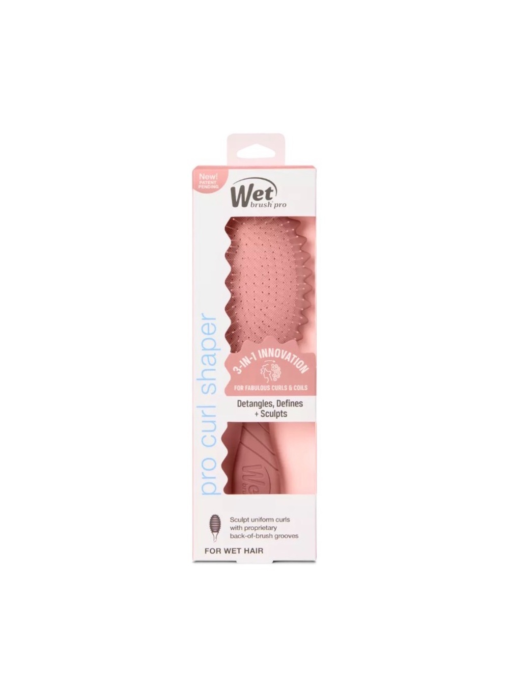 WetBrush Pro Curl Shaper Detangling Brush - Pink